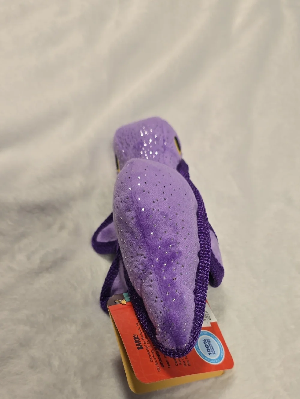 Bark Purple Percy Plesiosaurus Dinosaur Dog‎ Toy NWT Small 0-20 Pounds